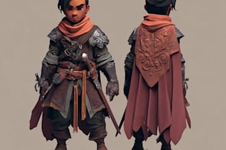 create stylized characters for games and apps