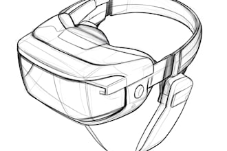 draw detailed line art of any product sketch