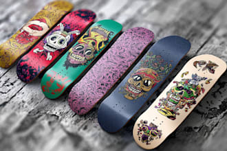design unique style for your skateboard