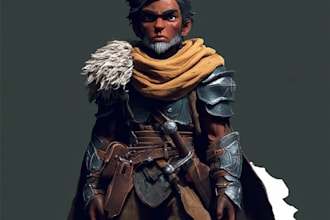 design cartoon and anime game characters