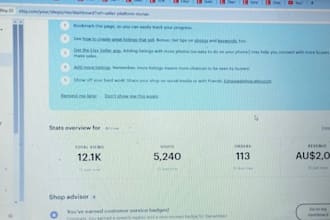 create and optimize your etsy shop and listings