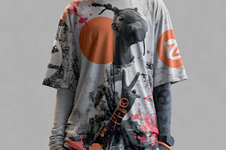 design a creative graphic t shirt design