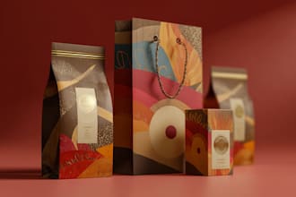 design professional food pouch packaging design