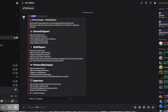 set up and design a professional discord server