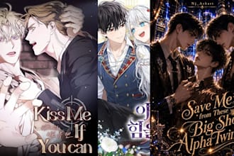 draw manga comic book illustration manhwa webtoon cover art nswf manga page