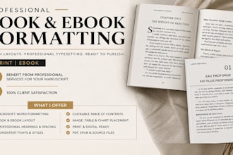 do selfhelp book formatting and memoir book layout design for print and kindle
