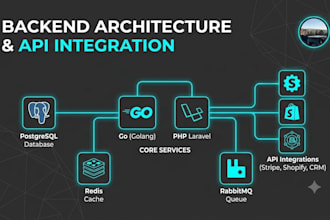 build fast API integrations and backend in go or PHP