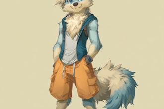 draw your furry characters sfw and nsfw