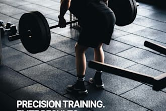 design professional gym and fitness social media posts