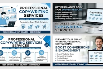 write persuasive website copy and product descriptions