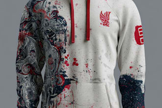create premium streetwear clothing mockup