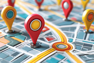 fantasy map illustration vector event map design tourist map