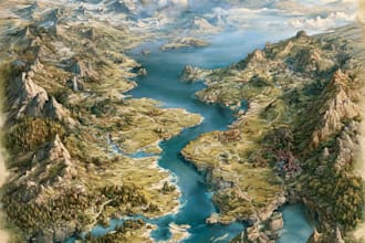do map illustration map design fantasy map maker cartography city map veactor m
