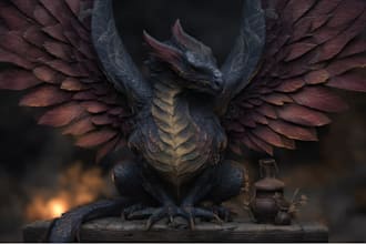 paint your dark fantasy creature