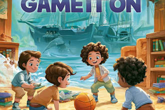 illustrate children story book illustration, children story