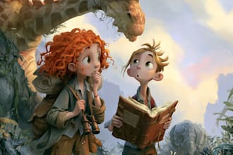 design children book illustration and children story book