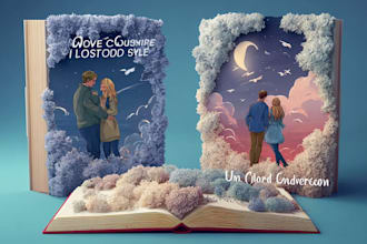 design a colorful childrens book cover for print and ebook