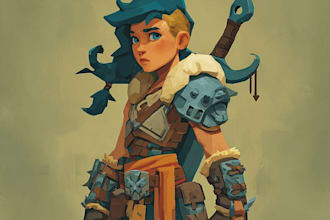 design stylized game characters for unity and unreal engine