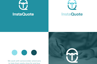 design a modern monogram or initial letter logo