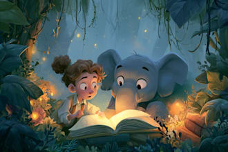 design children book illustration and children story book