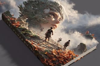 create thriller, mystery, crime or romance book cover design