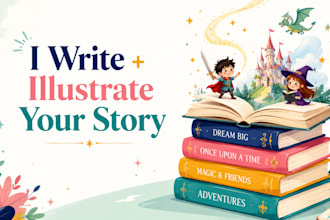 write and illustrate a custom short story for you