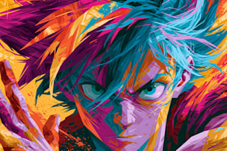 draw highest quality anime art drawing