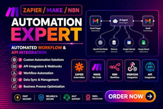 do make com automation, made com make automation, n8n automation and zapier