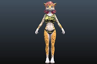 do vrchat avatar,unity avatar,live2d  vtuber avatar,sfw,gmod,vrm,gogoloco avatar