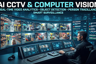 build ai cctv surveillance, object detection, tracking and analytics system