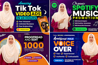 make attractive fiverr gig covers for more orders