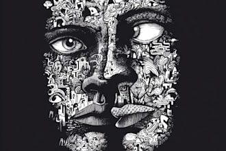 design creative t shirt art for clothing brands