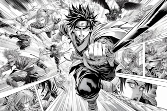 turn your script into professional manga comic pages
