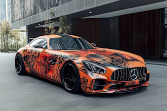 create van wrap design, car wrap design, truck wrap design