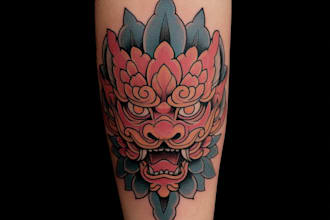 design a modern and minimalist tattoo design