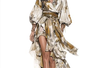draw fashion illustration of clothes