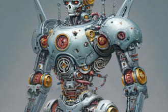 high quality robot, mecha concepts