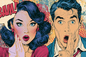 create comic book art