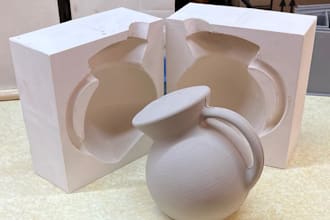 design custom plaster molds for ceramic slip casting and pottery making