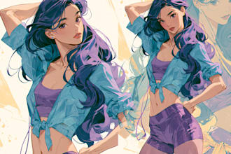 paint a realistic digital illustration or portrait