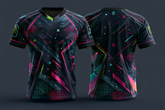 design custom jersey, esports, hoodie, or sublimation