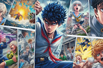 turn your script into professional manga comic pages