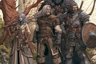draw your dnd rpg character
