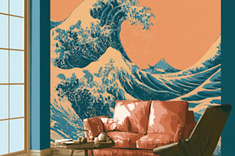 design canvas wall art and mural in graffiti street art
