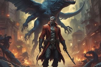 comic book illustration, graphic novel design and variant