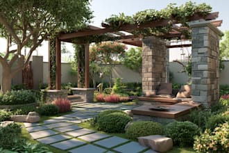 do landscape designing home garden high quality renderings