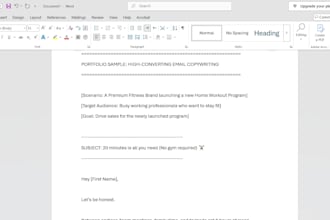 do copy writting like email copywriting image to PDF PDF to word and etc