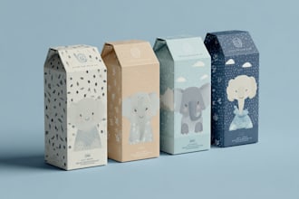 mailer box design, product packaging design