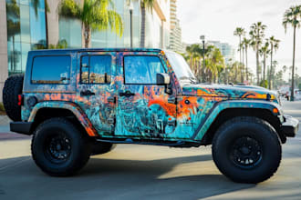 draw car wrap vehicle wrap truck wrap racing car wrap