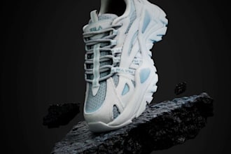 design 3d sneakers and footwear tech packs for shoe manufacturers